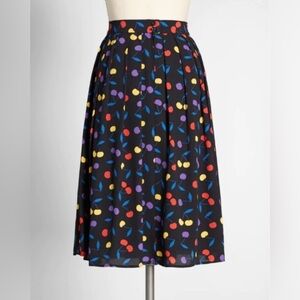 NWT ModCloth Imagine the Possibilities Cherry Skirt